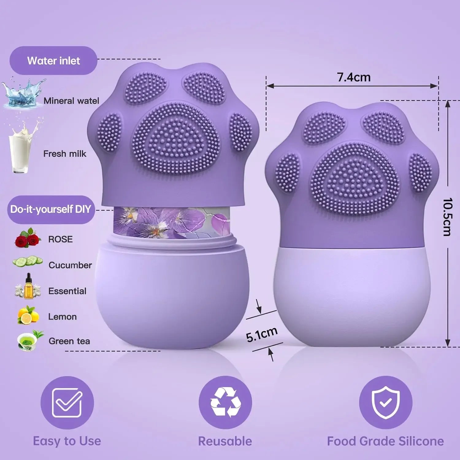 Women Facial Ice Massage Roller