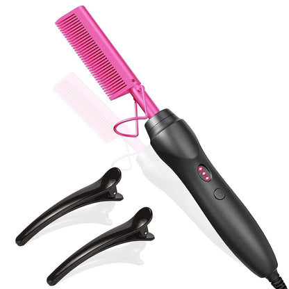 Hair Straightener Heat Pressing Comb