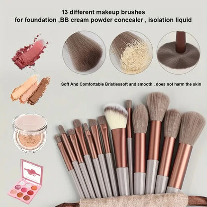 Soft Fluffy Makeup Brush Set