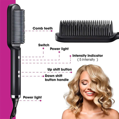 Quick Heated Hair Straightener