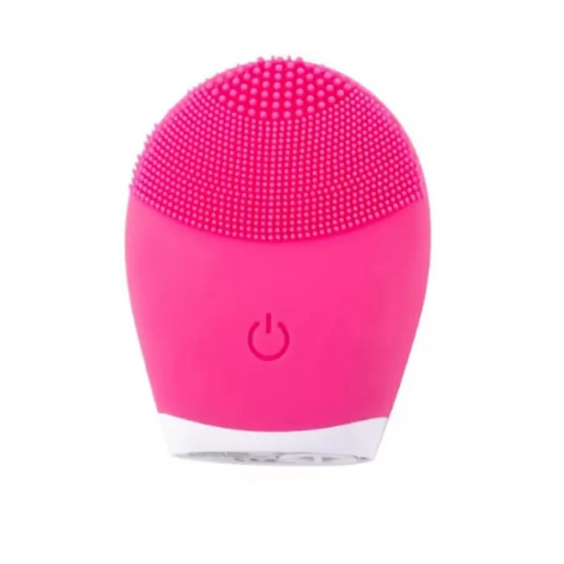 Electric Silicone Facial Cleanser Massager