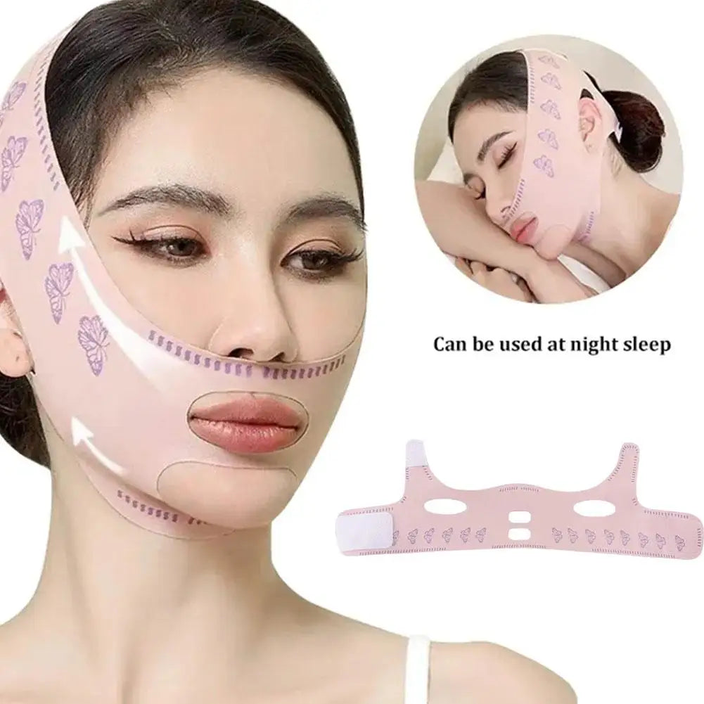 Anti Wrinkle Breathable V Face Band