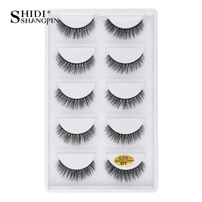 Natural Long 3D Mink Lashes Tool