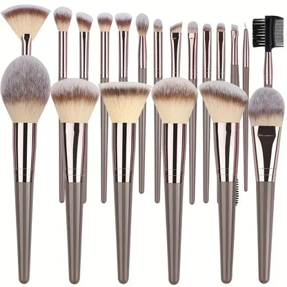 Soft Fluffy 3-20Pcs Makeup Brushes Set