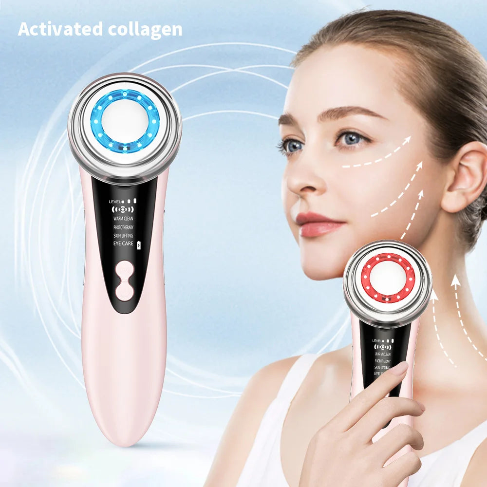 Facial Massager LED Photon Skin Care Face Lifting Tighten Wrinkle Removal Eye Care Skin Cleansing Tightening Machine Skin Care