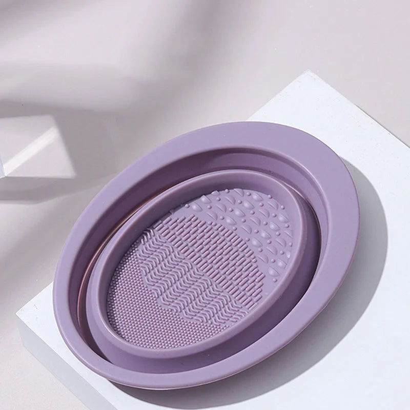 Silicone Makeup Brush Cleaner Bowl