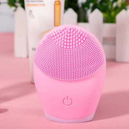 Electric Silicone Facial Cleanser Massager