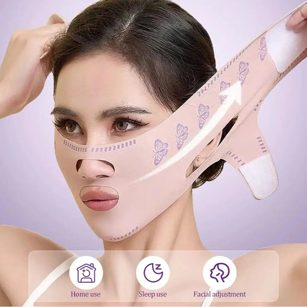 Anti Wrinkle Breathable V Face Band