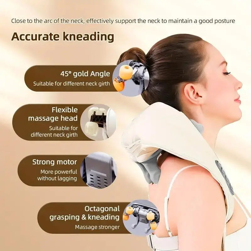 Electric 8D Neck Shoulder Massager