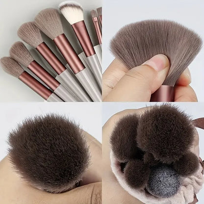 Soft Fluffy Makeup Brush Set