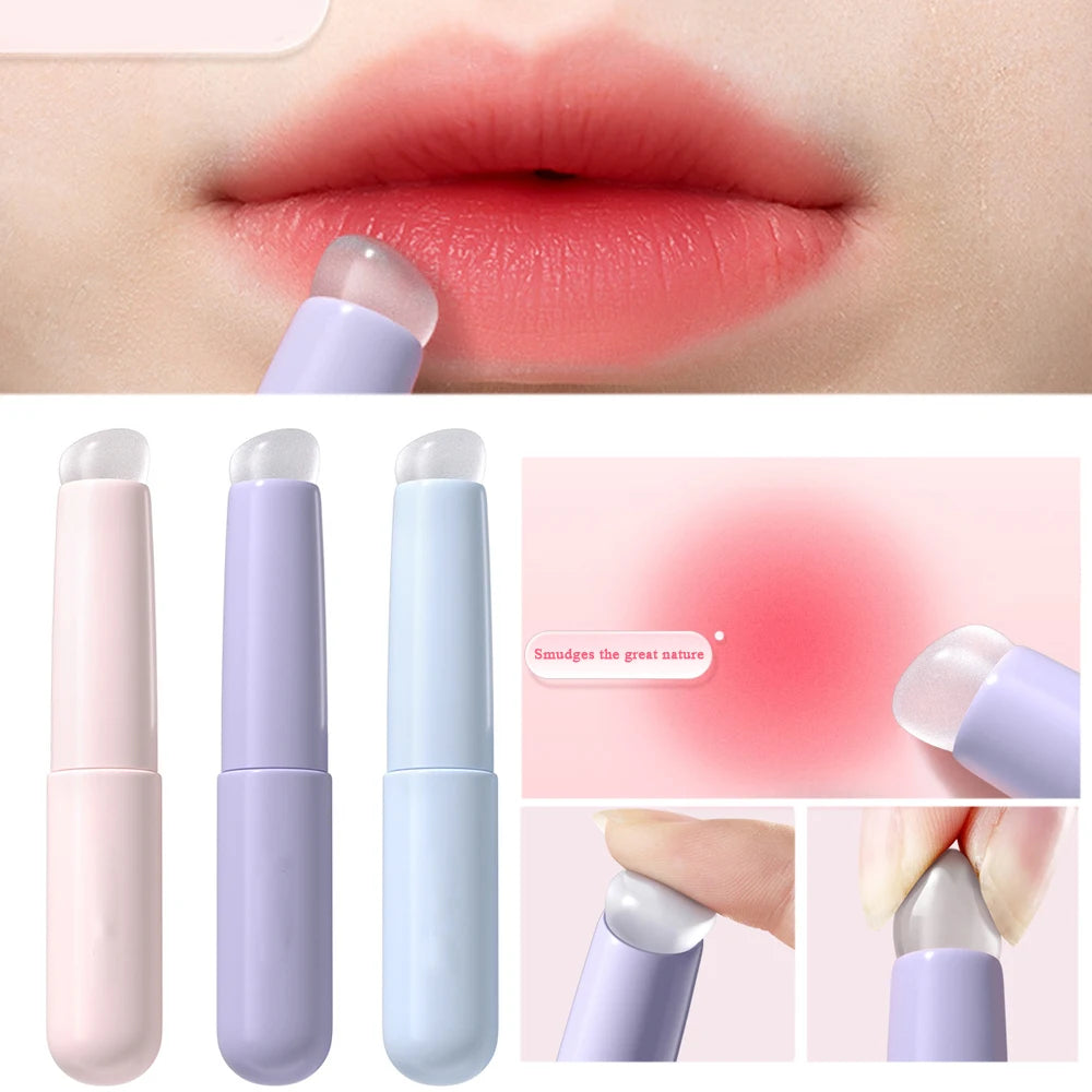 Dust Proof Soft Silicone Lip Brush