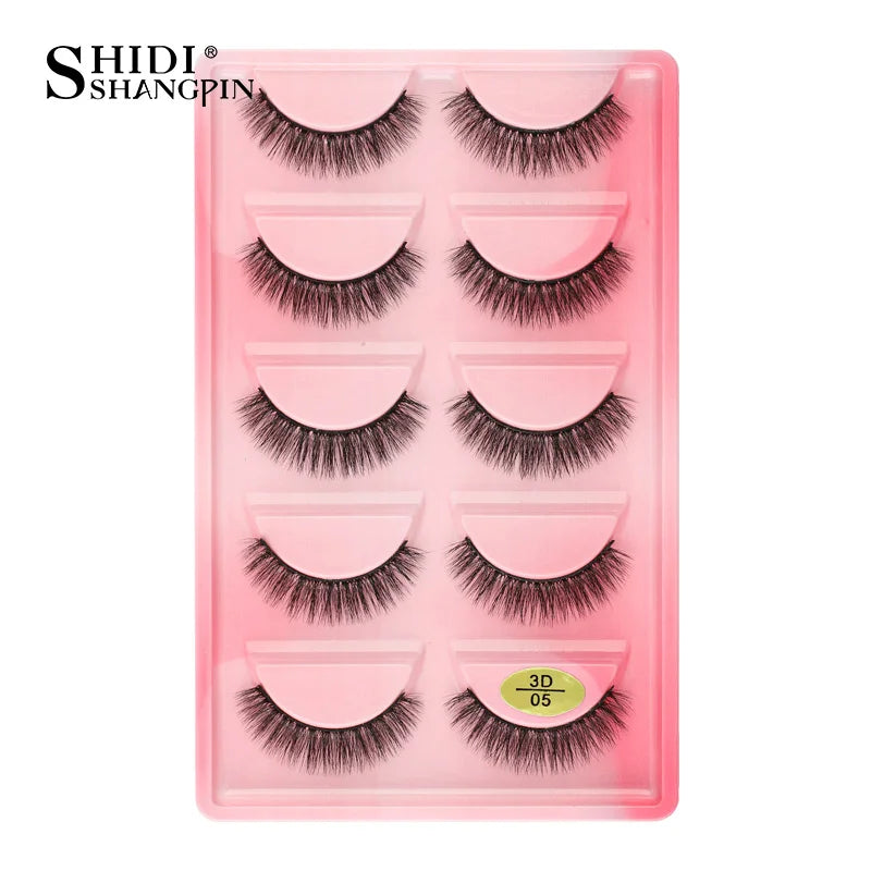 Natural Long 3D Mink Lashes Tool