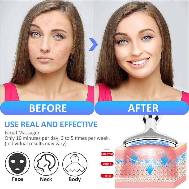 Portable 7 in 1 Facial Neck Beauty Device