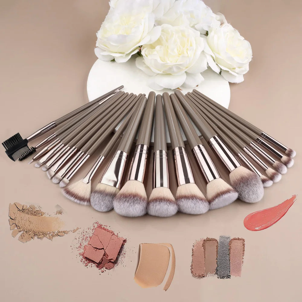 Soft Fluffy 3-20Pcs Makeup Brushes Set