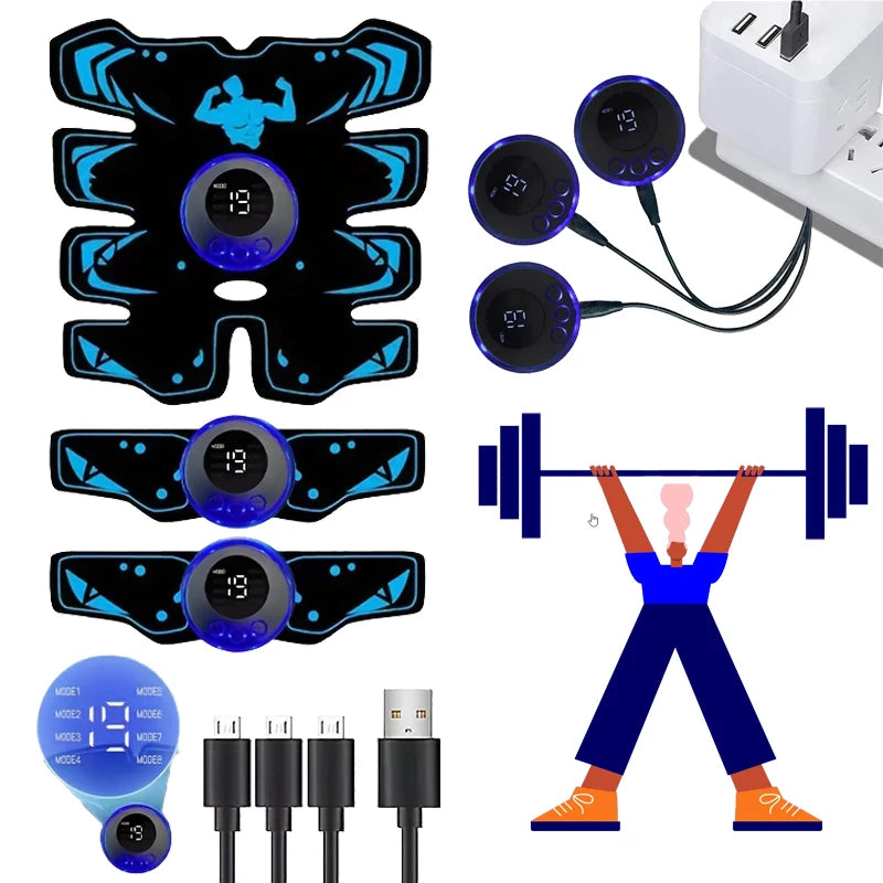 USB Rechargable EMS Muscle Stimulator