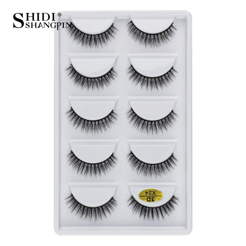 Natural Long 3D Mink Lashes Tool