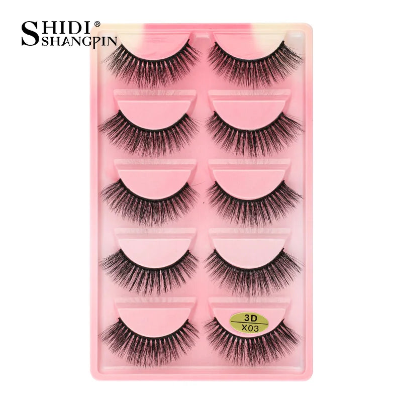 Natural Long 3D Mink Lashes Tool