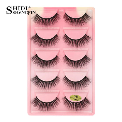 Natural Long 3D Mink Lashes Tool