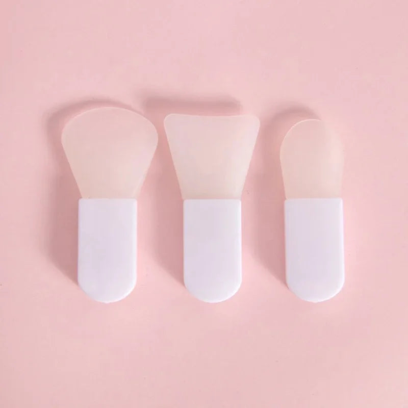 3Pcs Silicone Facial Mask Brush