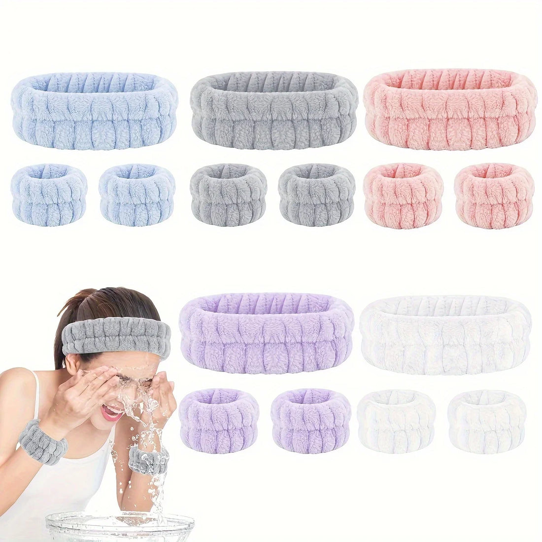 Facial High-elastic Makeup Wash Hairband