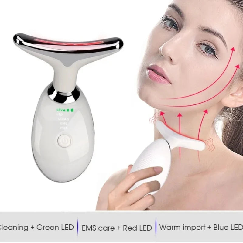 Portable 7 in 1 Facial Neck Beauty Device