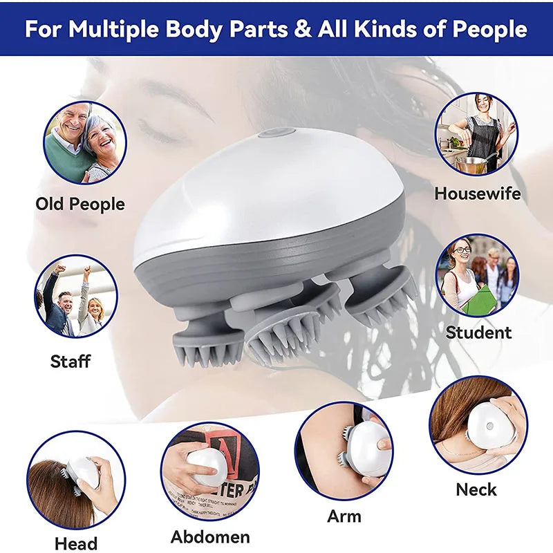 Deep Tissue Head Scalp Massager