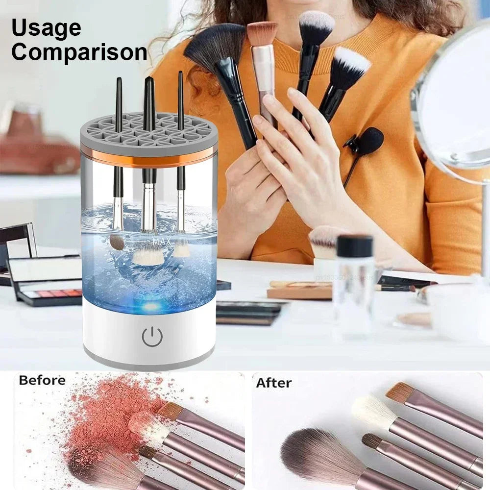 USB Electric 3 In 1 Makeup Brushe Cleaner