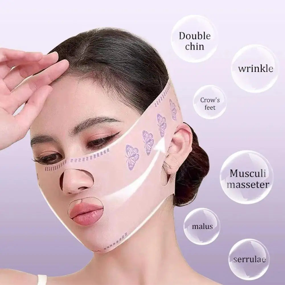 Anti Wrinkle Breathable V Face Band