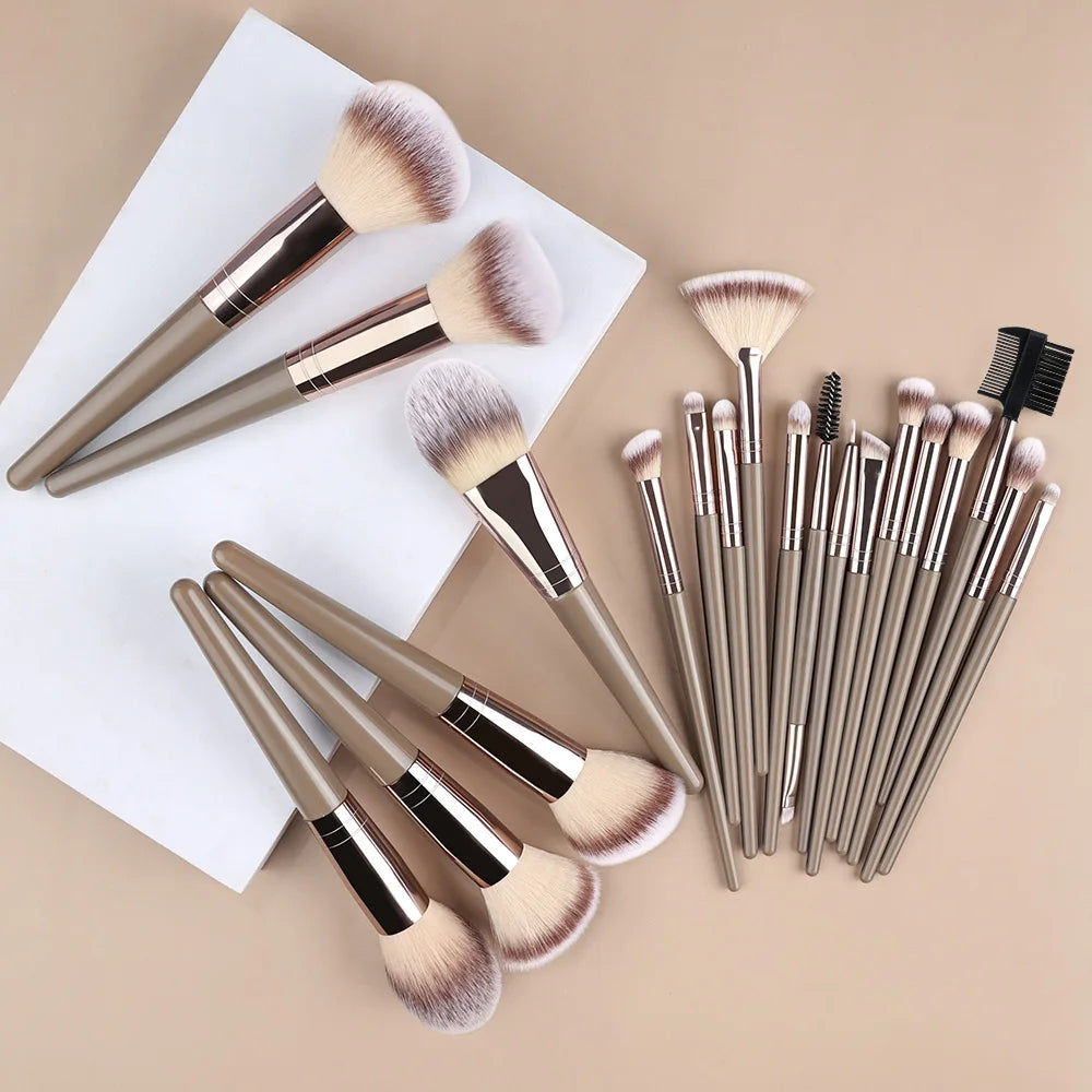 Soft Fluffy 3-20Pcs Makeup Brushes Set