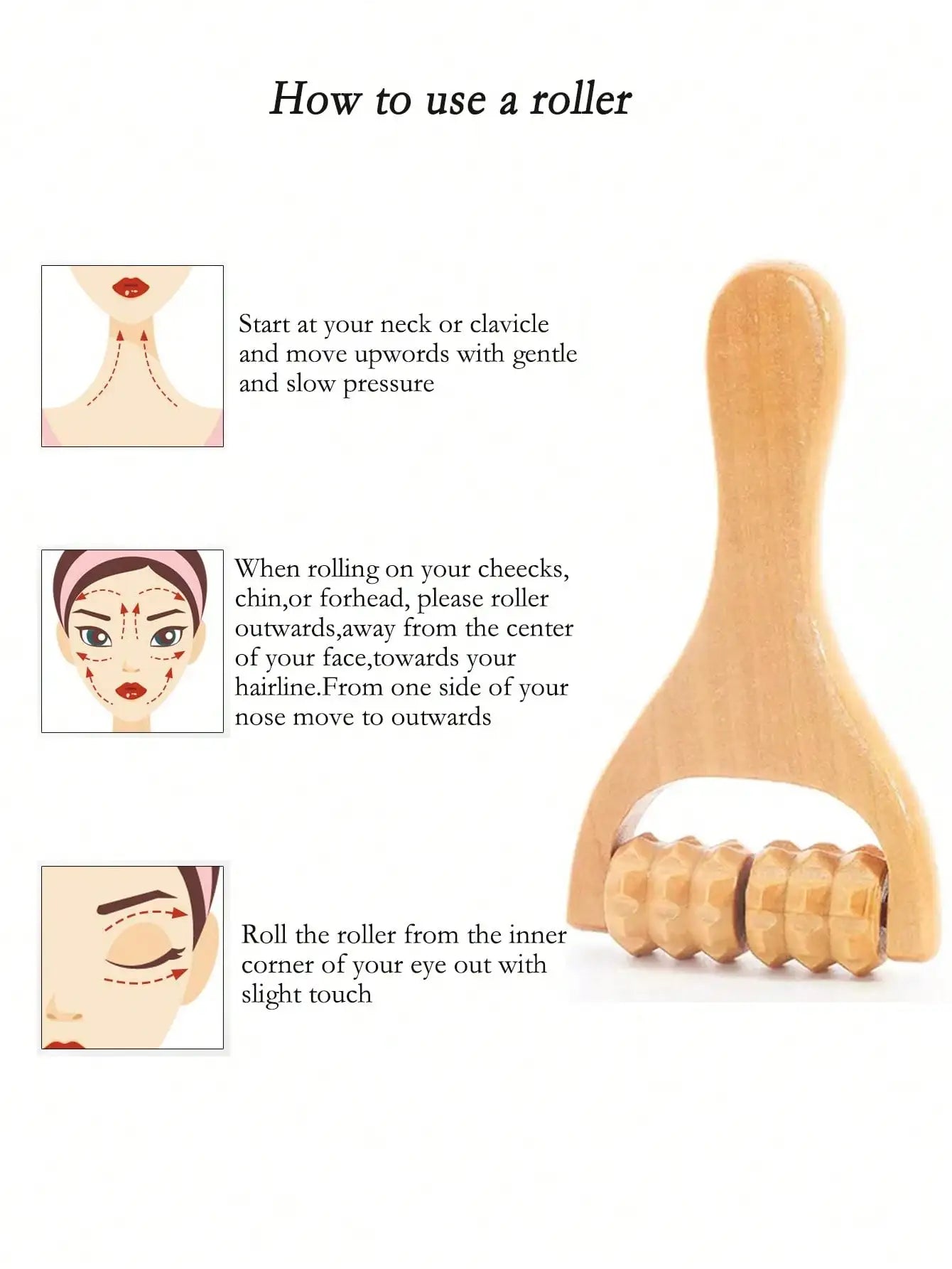 Wooden Roller Body Therapy Massager